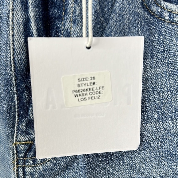 Pistola Presley Destroyed High Waist Relaxed Jeans in Los Feliz Women's Size 26 - Picture 3 of 6